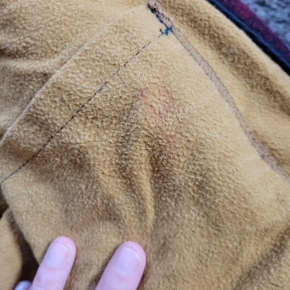 Woolrich Vintage Wool Coat Hunting Red Black Plaid Men's Size 46 - Picture 2 of 6